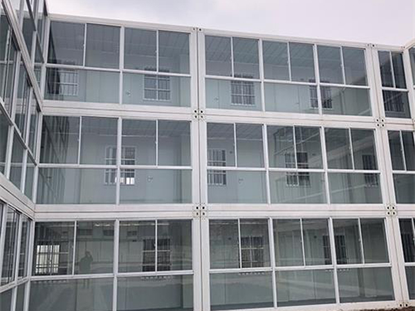 纽西科研基地装配式集装箱房安装完工